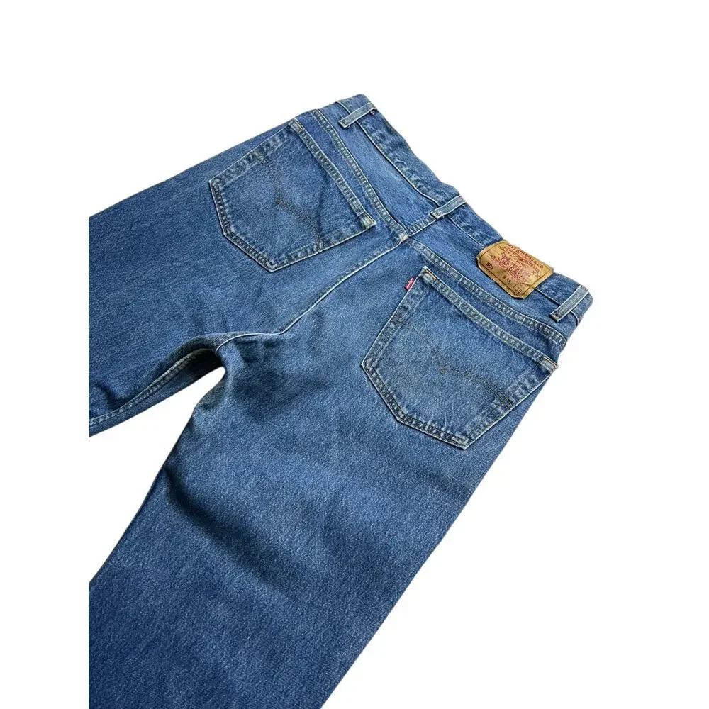 Levi's 80s 501 Jeans Men's 38x30 USA Vintage Distressed Blue Denim Actual 35x29